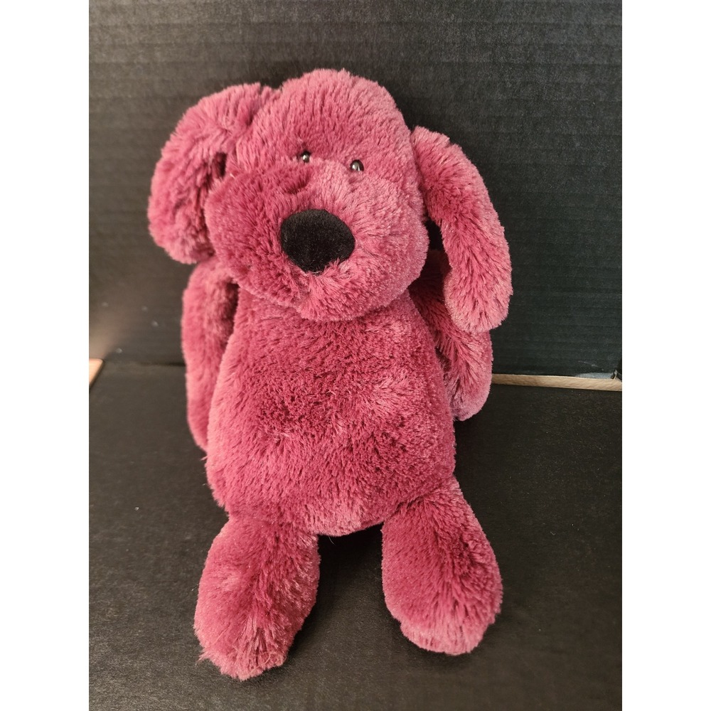 Aurora World Burgundy Red Dog Plush Stuffed Animal Floppy 14 inch 2019